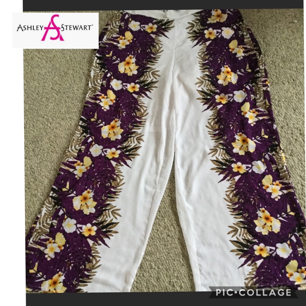 Ashley Stewart size 26/28 palazzo wide-leg elastic